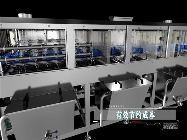 供應洗筐機，周轉箱清洗機，全自動洗框設備，環速洗筐機價格