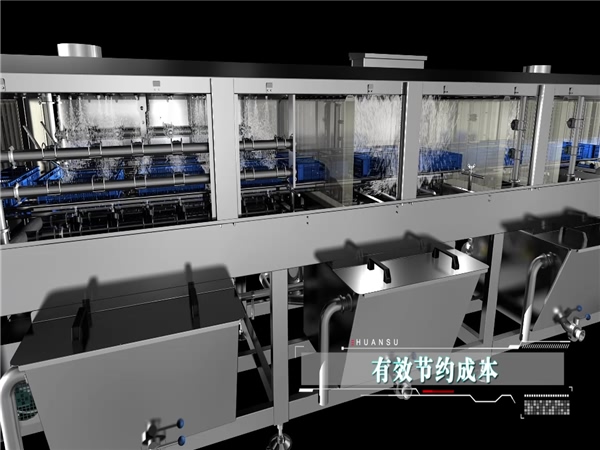 供應洗筐機，周轉箱清洗機，全自動洗框設備，環速洗筐機價格